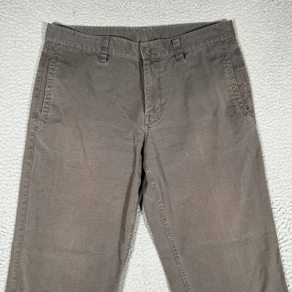 The North Face Pants Mens 34x31 Gray Ripstop Outdoor Workwear Casual Preppy Logo